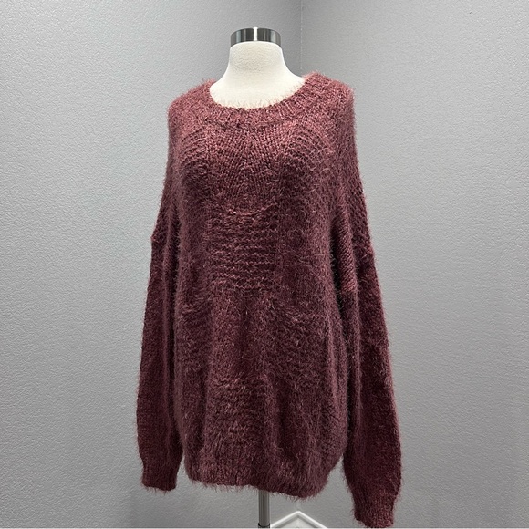 Easel Breya Vegan Mohair Patterned Sweater - Picture 5 of 12